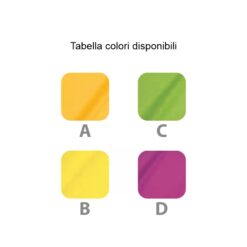 BOBINA POLYSILK MAT IT 097 tabella colori